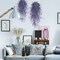 4PCS - Fake Ivy Artificial Hanging Plants (Purple) 7.87"D x 5.9"W x 3.54"H